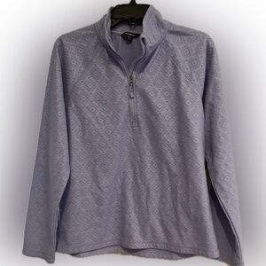 Women’s Periwinkle Quarter-Zip Sweater
